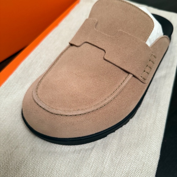 Brand new hermes go mule beige sable 38 - Picture 7 of 16